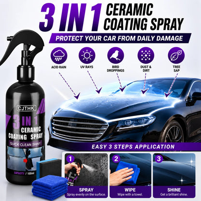 Car Ceramic Nano Coating Liquid Nano Crystal Hydrophobic Layer Coating Agent Auto Polish Liquid Nano Shine Protection Coating