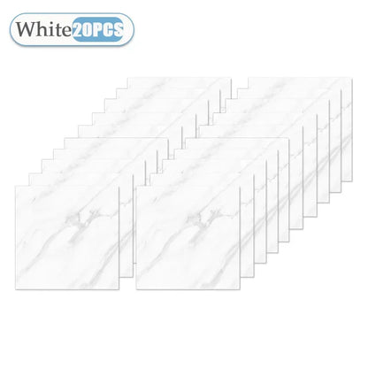 10/20/40PCS 30x30cm Self Adhesive Wallpaper Waterproof Tile Stickers FloorSticker for Kitchen Bathroom Ins Style Home Decor -