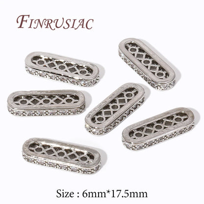 18K Gold Plated Spacer Bar Separators,For Bracelets Accessories DIY Jewelry Making Supplies,Bead Separators,Necklace Findings