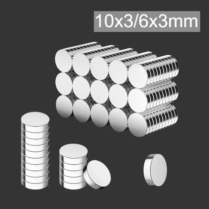 10x3/6x3mm mini Whiteboard Magnet, Widely Used in Halloween DIY, Refrigerator stickers Warehouse Tool Classification Bag Butt