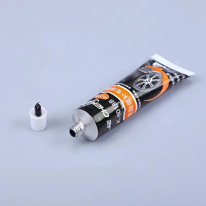 30/50ml Waterproof High Temperature Resistant Tyre Repair Liquid Black Strong Rubber Glues Adhesive Glue Car Repairs Tools