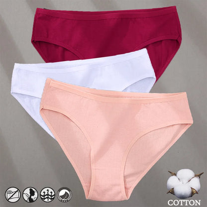 Cotton Panties Jacquard Design Pattern Women Panties Underwear Sexy Female Lingerie Briefs Solid Color Intimate Pantys for Wo