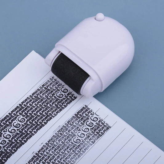 Theft Protection Roller Stamp for Privacy Confidential Data Guard Your Security Stamp Roller Privacy Seal Roller Theft Protec
