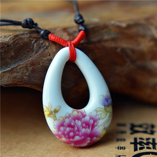women's ceramics fashion necklaces & pendants jewelry for women woman lady #1119