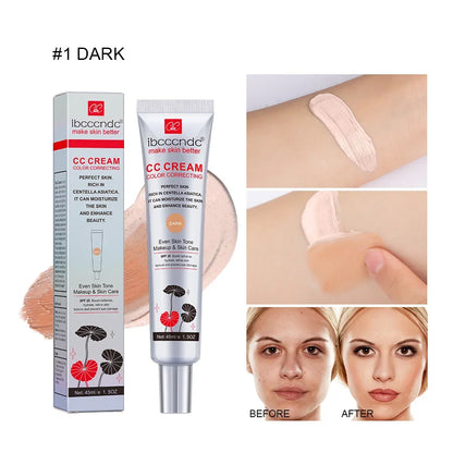 Erborian Cc Cream Centella Korea Female Makeup for Face Moisture Cosmetics Concealer Full Coverage Base Foundation - dark1