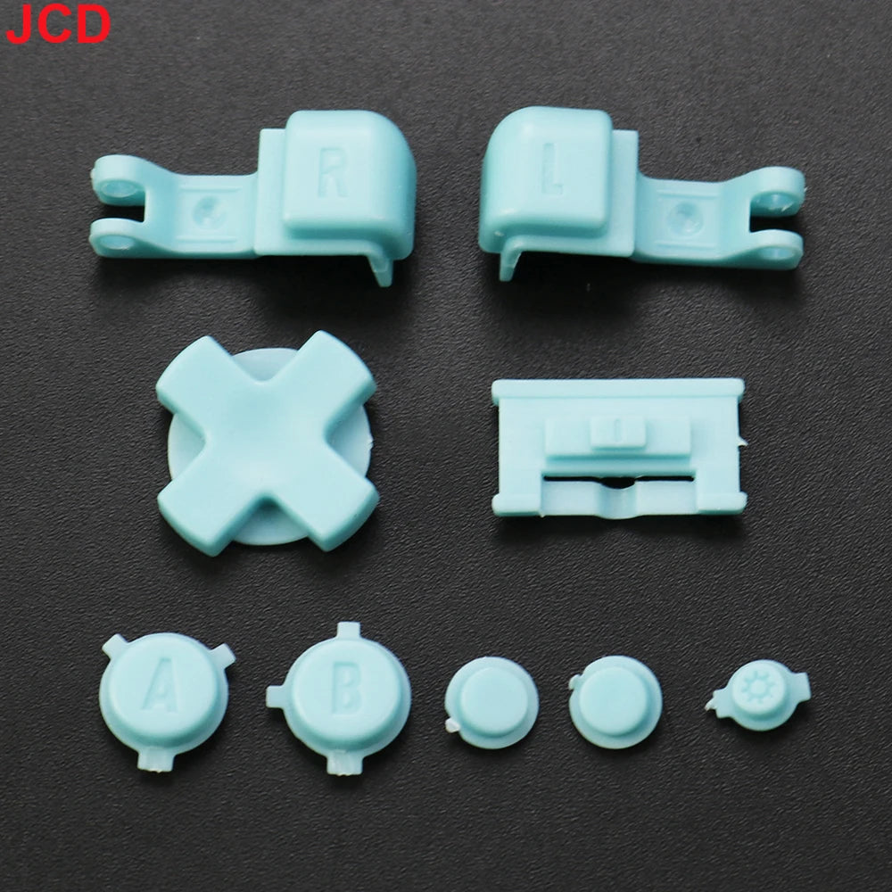 JCD 1set For GameBoy Advance SP GBA SP Plastic Full Button Set For GBA SP A B Select Start Power ON/OFF L R Buttons Kit D Pad