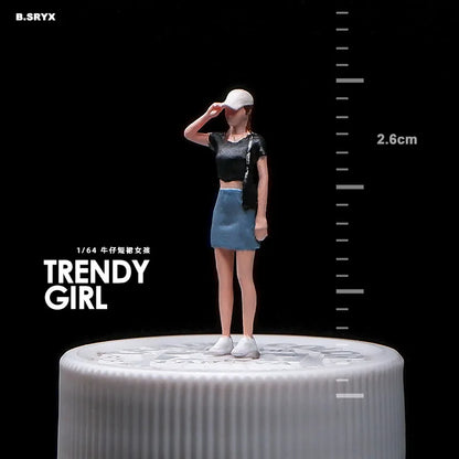 Resin Diorama 1:64 Scale Miniature Figures Garage Scenes Minifigures Model Kit DIY Craft Toys Anime Figure Collectib - S