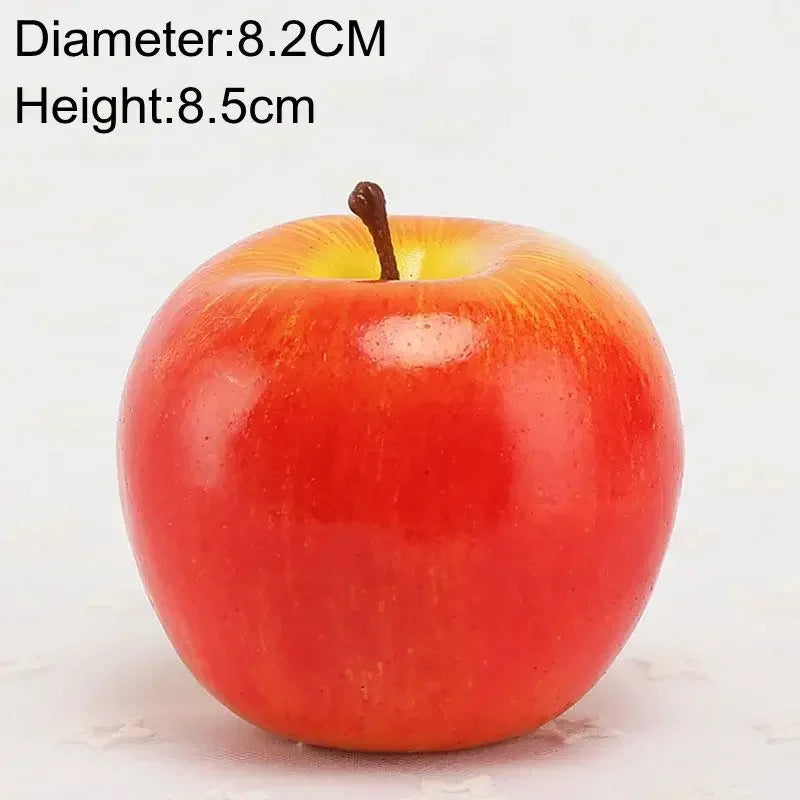 Artificial Fruits and Vegetables Home Decoration Fake Orange Peach Apple Pear Grape Lemon Peach Ornament Food Photography Pro