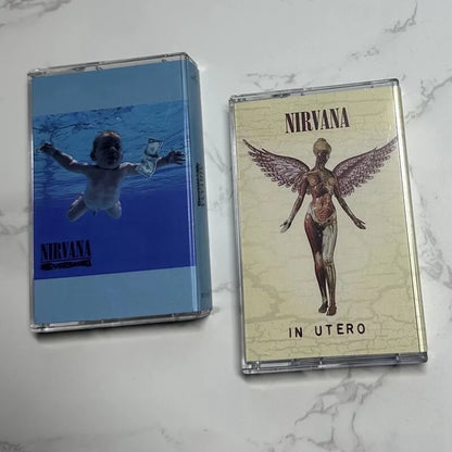 Complete Album Collection Cassette Tape Alternative Rock Vintage Analog Audio Collectible for Fans Home Art Decor - 2 tapes