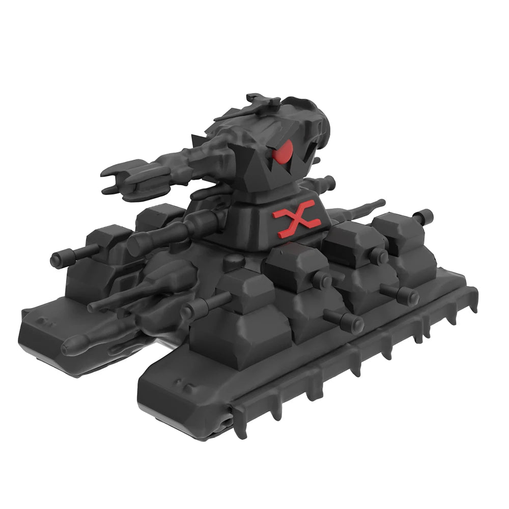 Military Tank Half Tracked Armor Vehicle 3D Printed Action Figure Model Creative Toy for Birthday Christmas Collectible Gift 