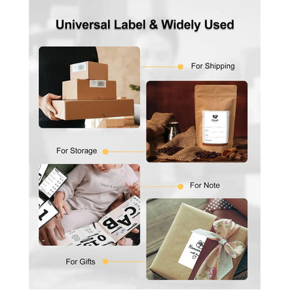 4x6inch Thermal Printer Papers 100x150mm White Labels Sticker For Shipping Labels DHL UPS Express LOGO Barcode For P50/D100/D