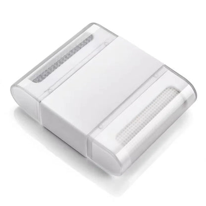 1pc Portable Mini Lint Rollers Carpet Hair Remover Brush For Sweater Wool Coat Clothes Brushes Fur Cleaning Tools - WHITE