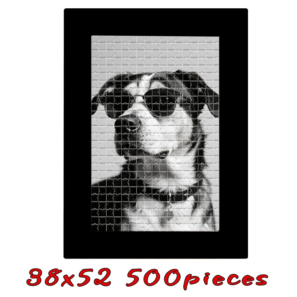 Customized Wooden Puzzles,Wooden Frames in Multiple Color Sizes,Custom Graduation Photo Puzzles as Creative Gifts