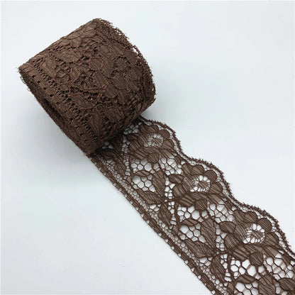5yards/Lot 60mm Lace Ribbon Handicrafts Embroidered Net Lace Fabric Trim For Sewing Fabric Lace Ribbon Skirt Accessories - 27