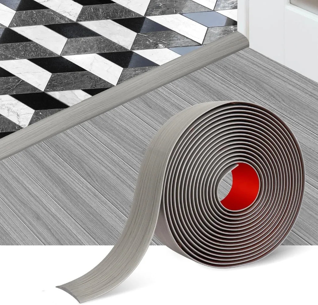 1pc 1m/3m Self-adhesive Floor Cover Strips Carpet Edge Trim Strip Floor Transition Door Threshold Gaps Door Bottom Sealing St