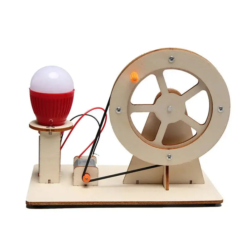 Hand-cranked Generator Student Science and Technology Children's Handmade Diy Material Random Color
