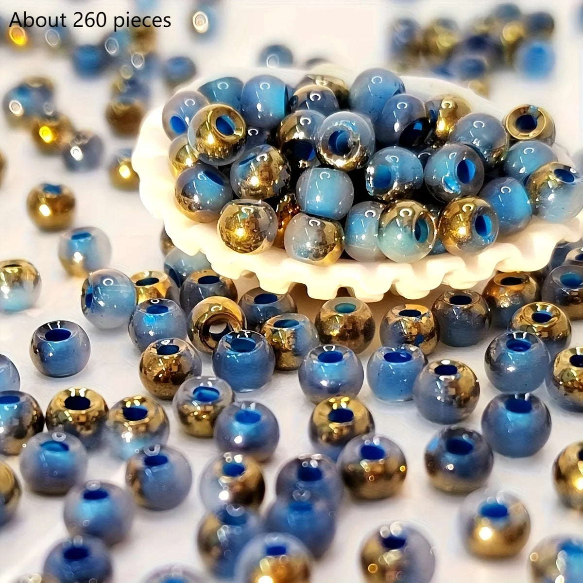DIY Handmade Jewelry Materials with Round Beads, Colorful Beading, Accessories for Making Bracelets, Earrings and Necklaces -