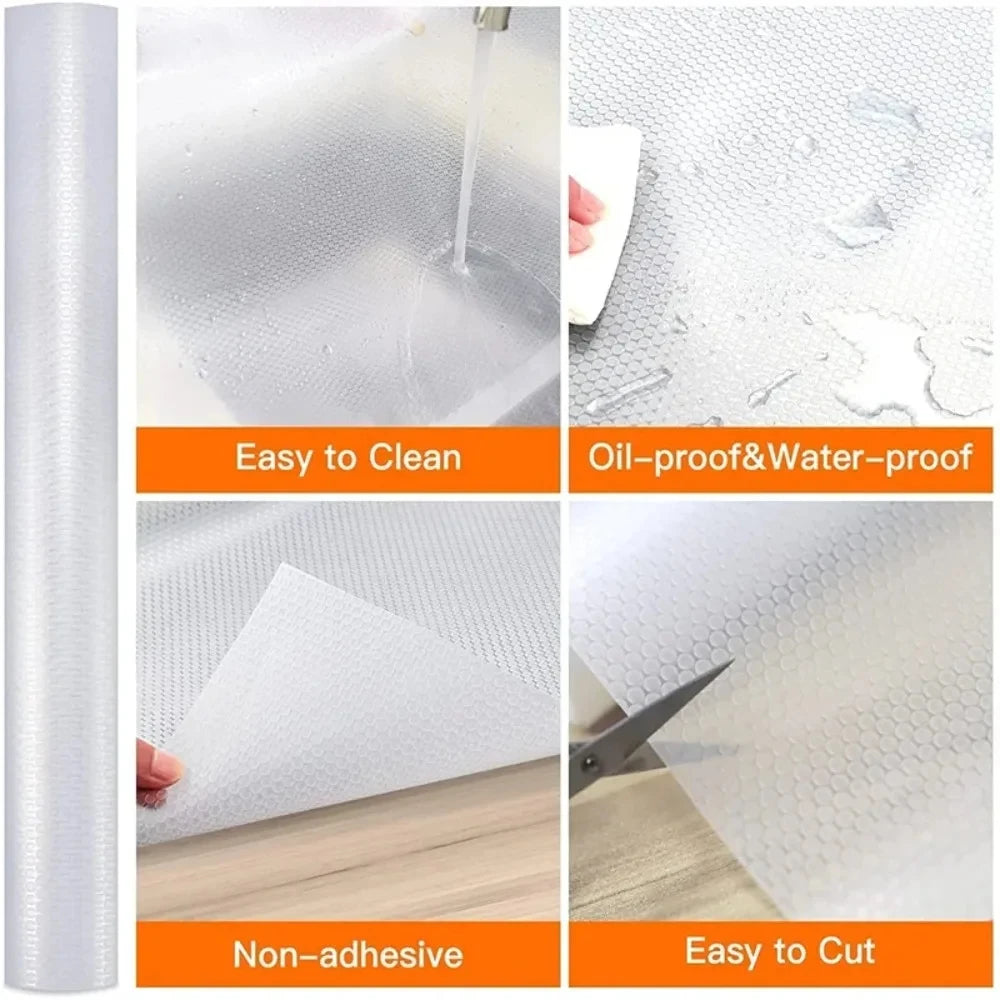 Drawer Liners Moisture-Proof Pad Mold Proof Dirty Wardrobe Thickened Countertop Waterproof Oil Proof Pad Reusable Washable