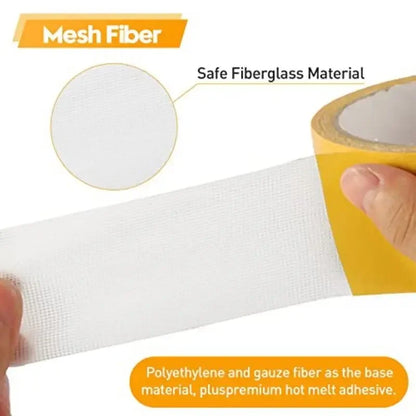 Extra Strong Double Sided Adhesive Tape Grid Super Strong Waterproof Mesh Carpet Tape Fixation Bookbinding Home Improvement