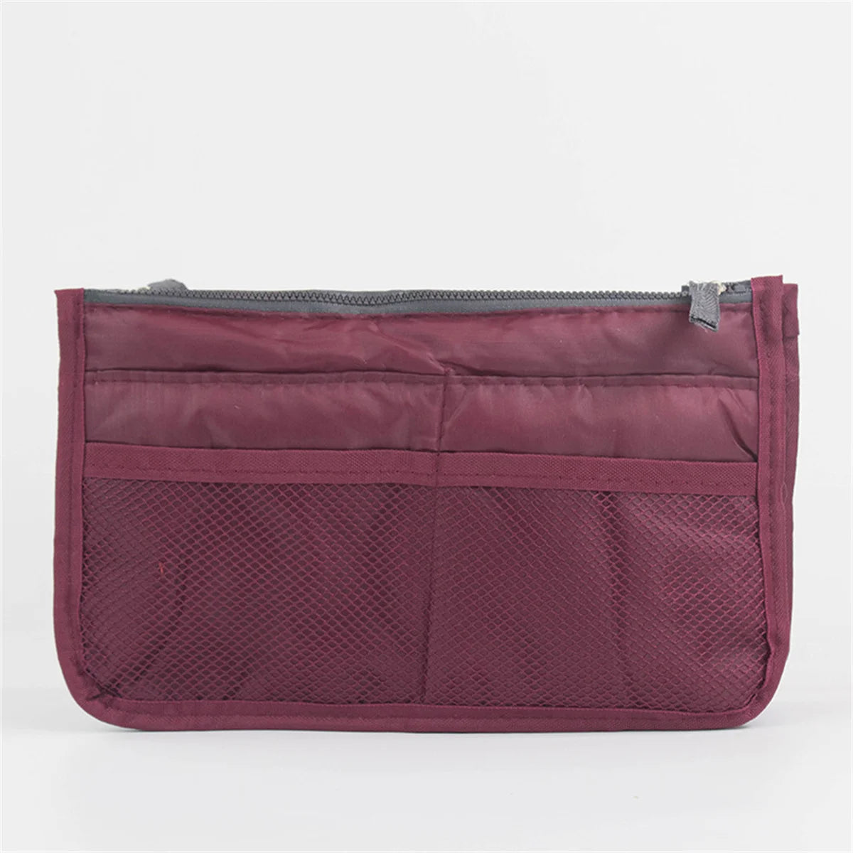 Multifunctional Bi-fold Storage Bag Double Zipper Large Capacity Storage Arrangement Makeup Toiletries Large Classification B