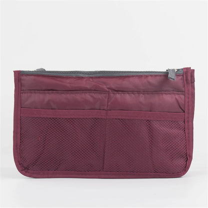 Multifunctional Bi-fold Storage Bag Double Zipper Large Capacity Storage Arrangement Makeup Toiletries Large Classification B