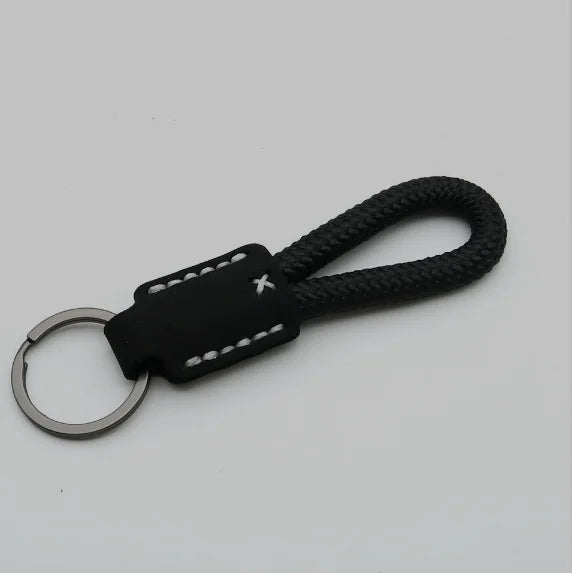 New Classic Vintage Cow Leather Keychain Men Personality Fashion Leather Car Key Ring