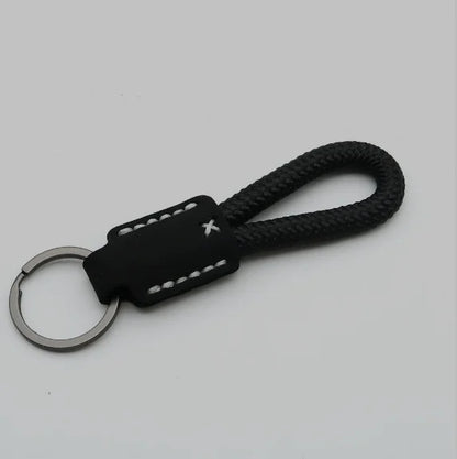 New Classic Vintage Cow Leather Keychain Men Personality Fashion Leather Car Key Ring