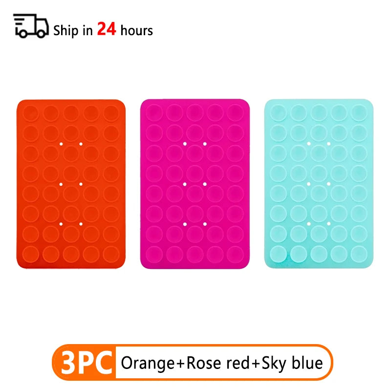 Double Sided Silicone Suction Cup Phone Case Detachable Stand Silicone Rubber Sucker Pad For Selfies And Videos Fixed Pad - 3