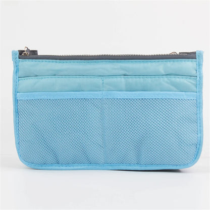 Multifunctional Bi-fold Storage Bag Double Zipper Large Capacity Storage Arrangement Makeup Toiletries Large Classification B