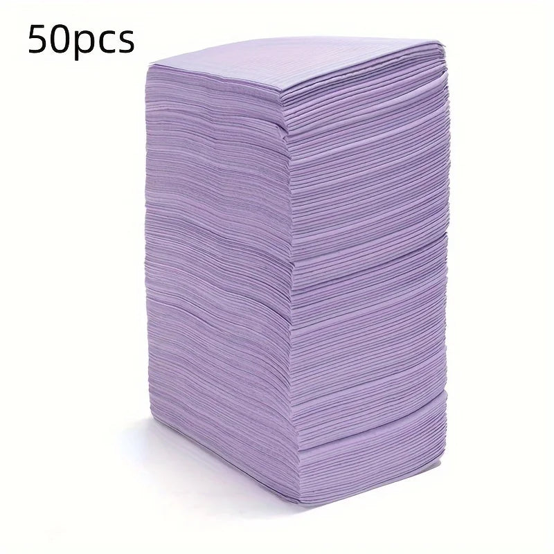 50pcs Disposable Waterproof Tattoo Clean Pad Tattoo Bibs Table Covers Clean Pad Patient Dental Napkins Tattoo Accessories - p