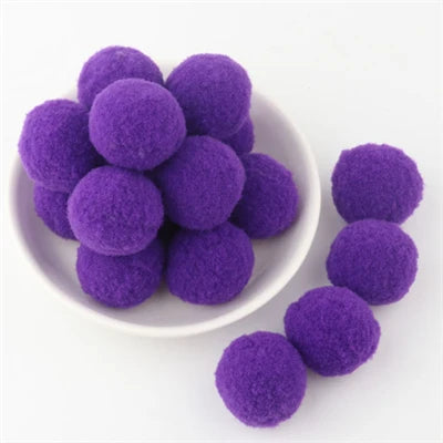 Soft Pompom Fluffy Pompones Plush Craft Pom Poms Ball Furball mini 8mm to 30mm Pompon Christmas Decoration Kids Toys crafts -