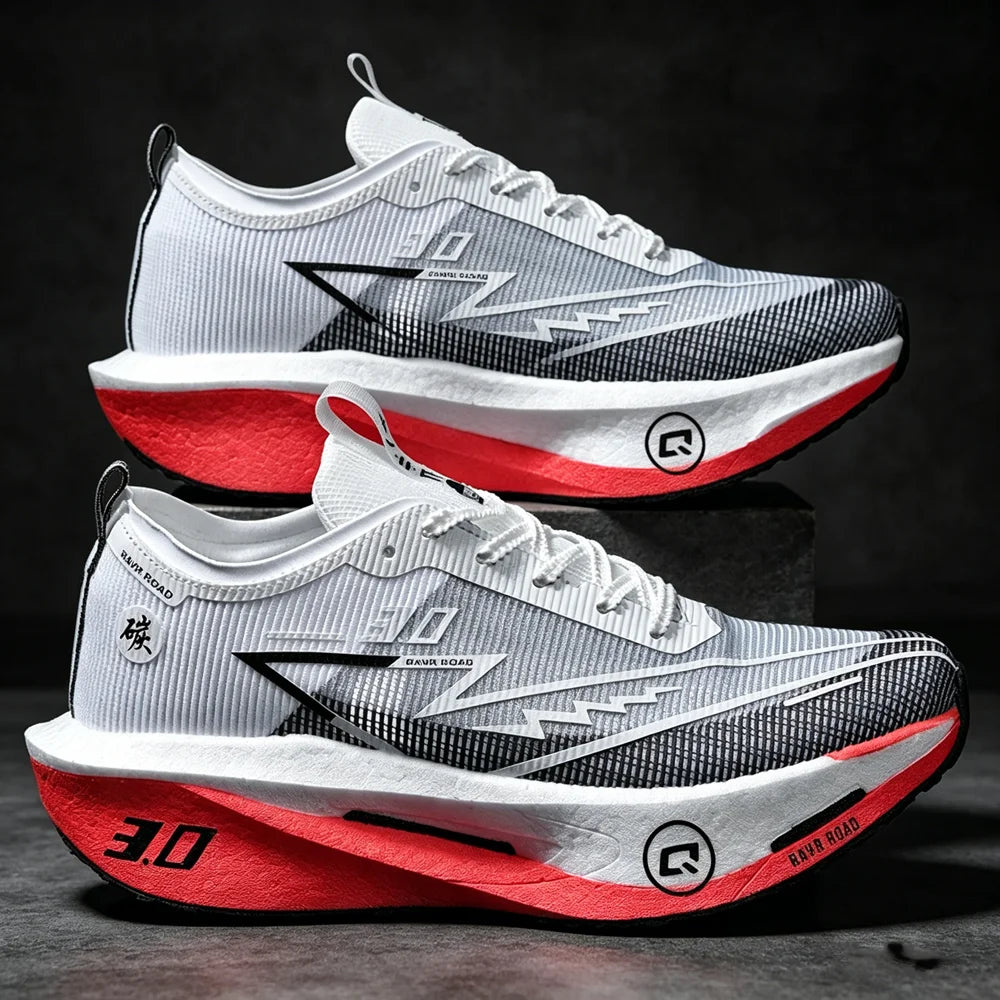 Men Running Shoes Carbon Board Marathon Sports Speciality Breathable Lightweight Women's Comfortable Athletic Nonskid Sneaker