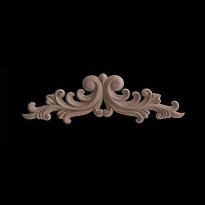 Apliques Pared Acento Calcomanías Decorativas Tallado En Para Muebles Esquina Onlay Decoración Del Hogar Calcomanía Floral