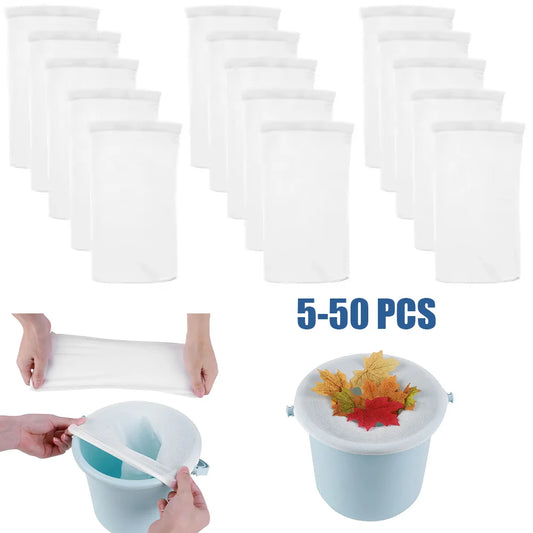 5-50Pcs Pool Skimmer Socks Filter Storage Nylon Swimming Pool Filter Socks For Basket Skimmer Pool Cleaning Filters