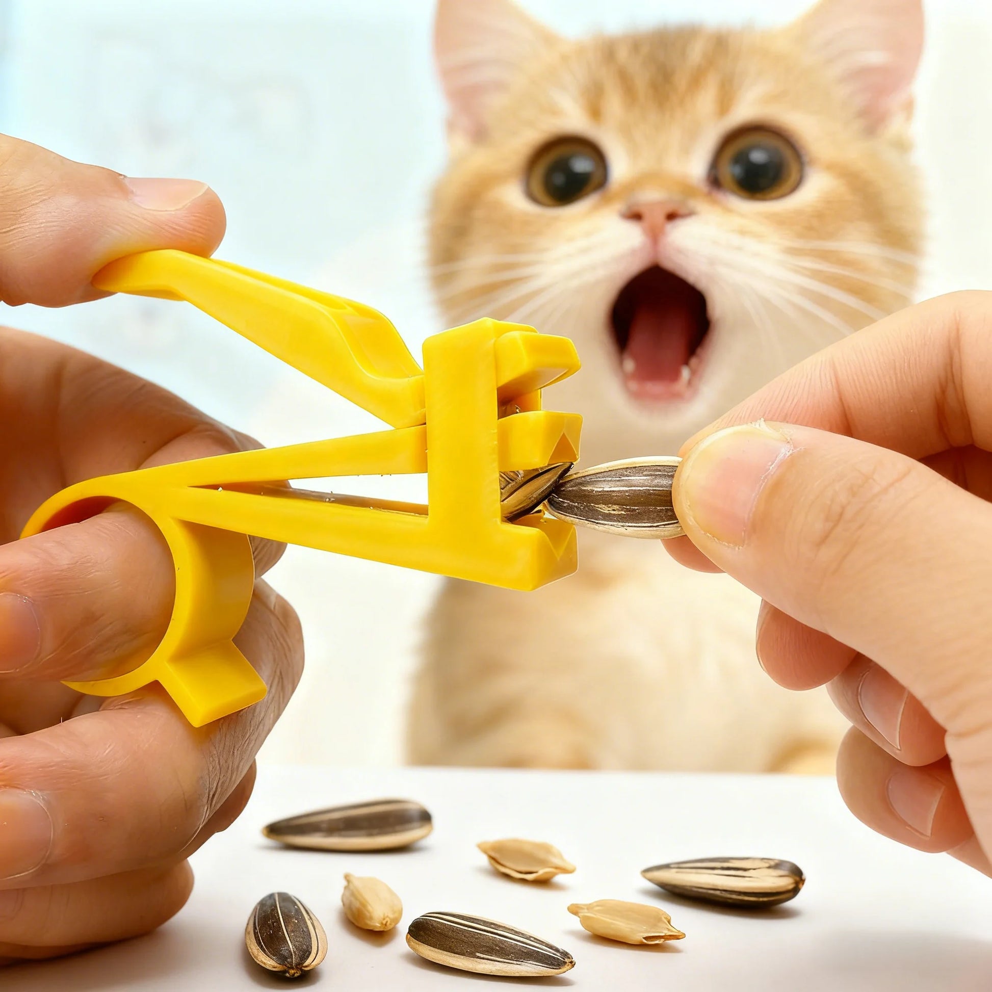 Nut & Seed Cracker - Effortless Shelling, Quick & Safe, Must-Have Kitchen Gadget