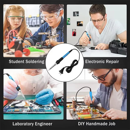 Adjustable Temperature Electric Soldering Iron 110V/220V 60W Solder Iron Tin Professional Tin Welder Electric Tin Welder Heat