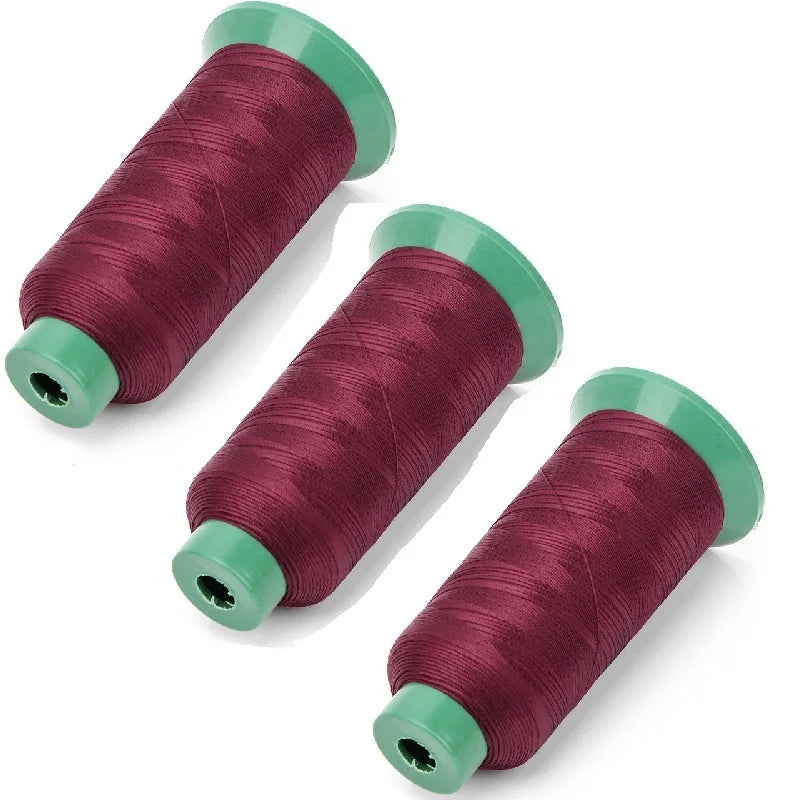 Heavy Duty Thread 1500 Yards 210D/3 All Purpose High Strength Polyester Sewing Thread for Weave Upholstery Jeans Beading Purs