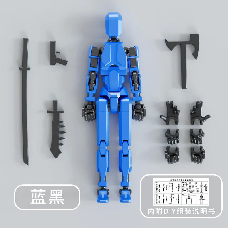 3D Printed Mannequin Action Figures Toys Dummy 13 Shapeshift Robot Multi-Jointed Movable Kids Adults Parent-children Games Gi