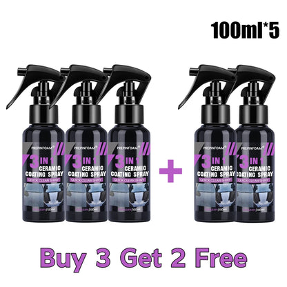 Ultimate Ceramic Coating Spray Coatin Nano Crystal Hydrophobic Layer Polishing Paint Coating Agent Polish Nanos Coatings - 10