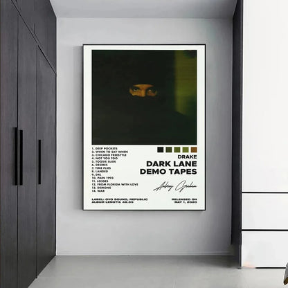 Poster Prints New Drake Views Take Care Her Loss Dogs Music Album Cover Canvas Painting Wall Art Picture Living Room Home Dec
