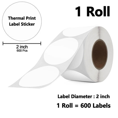 700pcs/Roll 40*20/40*30/50*30mm Print Supplies Thermal Label Sticker Paper Waterproof Supermarket Price Blank Label Direct Pr