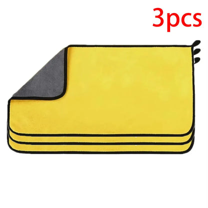 3/5/10Pcs Car Wash Microfiber Towel 30*30CM / 30*60cm Car Cleaning Drying Cloth Care Cloth Car Wash Towel Kitchen Towel