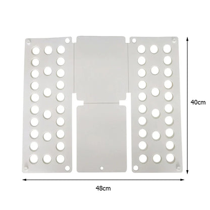 Plastic Folding Clothes Board Easy and Fast Kids Laundry Folder Folding Shirt Board Home Storage Tools for Quick Folding Clot