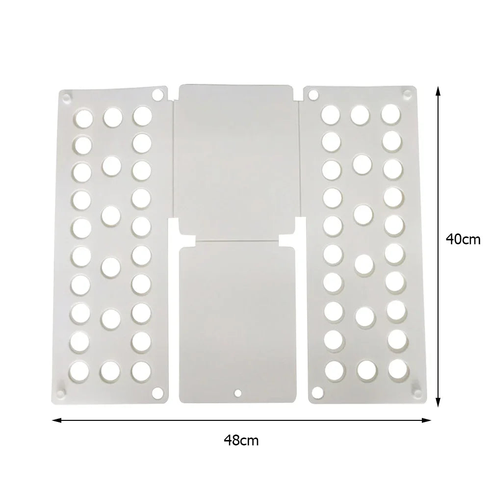 Plastic Folding Clothes Board Easy and Fast Kids Laundry Folder Folding Shirt Board Home Storage Tools for Quick Folding Clot