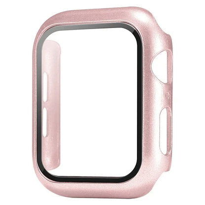 Glass+Cover For Apple Watch case 10 9 8 7 6 SE 5 iWatch Accessorie Screen Protector iWatch series 46mm 44mm 40mm 41 45mm 38 4
