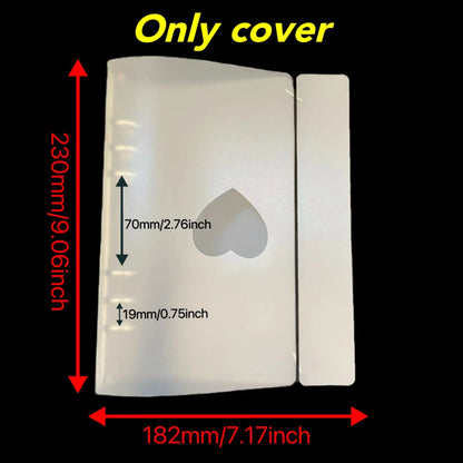 10PCS 1/2/4 Grids Photo Album A5 Inner Page Photocard Binder Photo Sleeve 6 Ring Refill Inner Page Photocard Kpop 포토카드 바인더