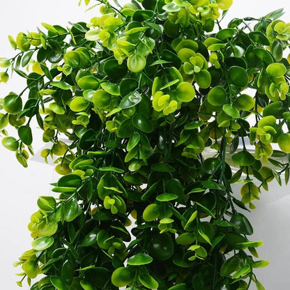 1Pcs Artificial 5Forks Rattan Eucalyptus Wall Hanging Simulation Greenery Fake Hanging Plants Vine Diy Home Outdoor Decor Pla