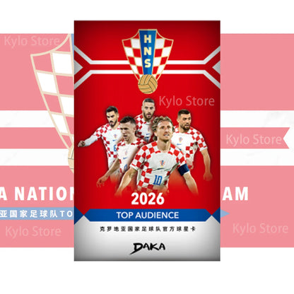 Daka 2025-2026 Trading Cards Top Audience Machester Cuty Juventus Ac Milan Internazionale Milano Football Star Official Box G