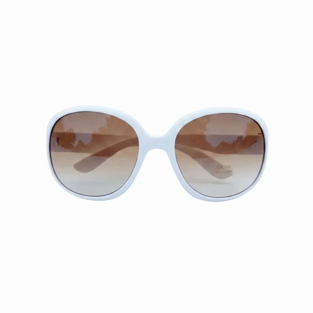 Sunglasses for Women Men Classic Retro Vintage Oversized Eyewear Fashion Shades Round Faced Driving Glasses - Style 5