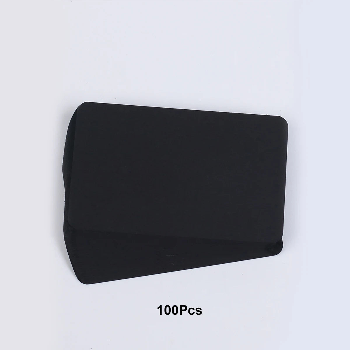 100Pcs Blank Cards 9x5.5cm Thick Cardstock Business Gift Cards Message Note Cards School Supplies White Black - 100Pcs Black